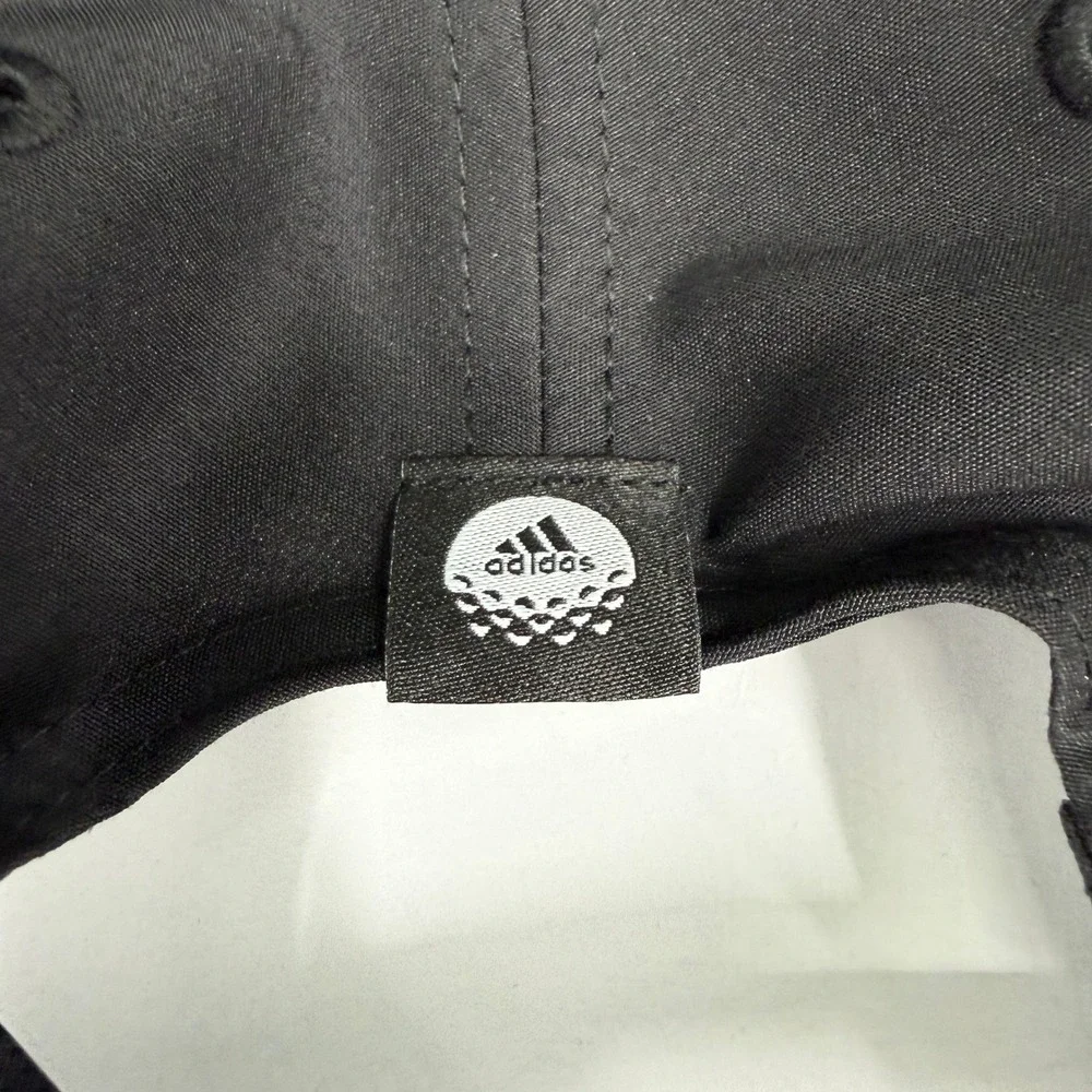 Adidas Youth Performance Golf Hat Black Adjustable Snapback Cap H57139 NEW